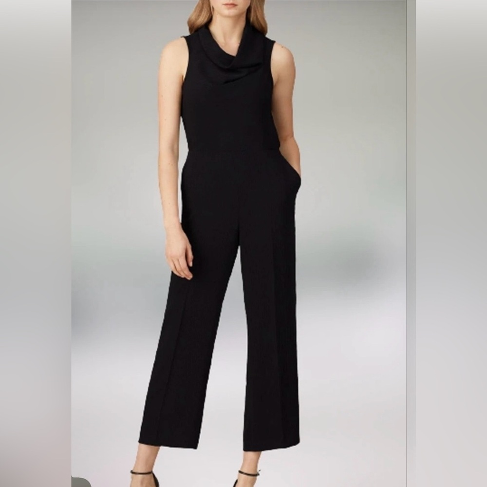Club Monaco Elegant Black Sleeveless Jumpsuit